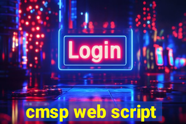 cmsp web script